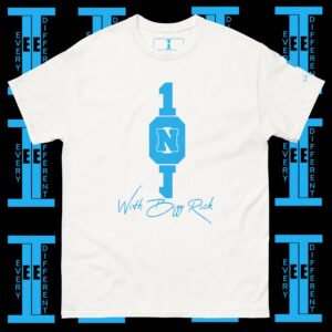 1 ON 1 With Bigg Rick Podcast White l Sky Blue