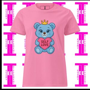 Crowned Self Love Bear Tee – Women’s Softstyle